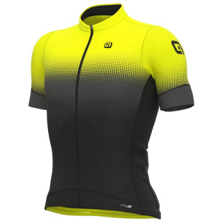 Maillot de ciclismo Alé Gradient en negro y amarillo, perfecto para lucir y rendir en tus rutas