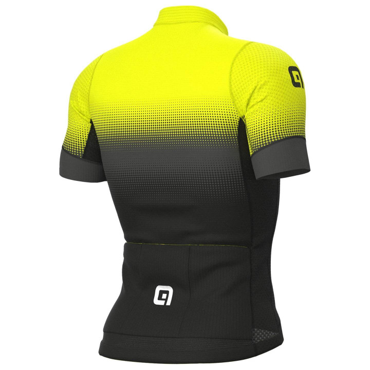 Maillot de ciclismo Alé Gradient en negro y amarillo, perfecto para lucir y rendir en tus rutas