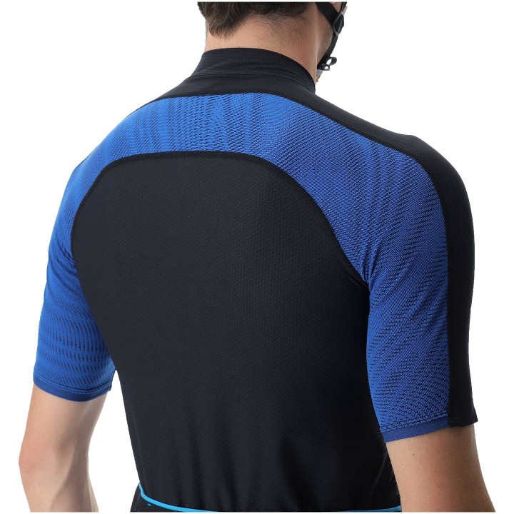 Maillot UYN Allroad azul y negro: comodidad y estilo para tus rutas en bici