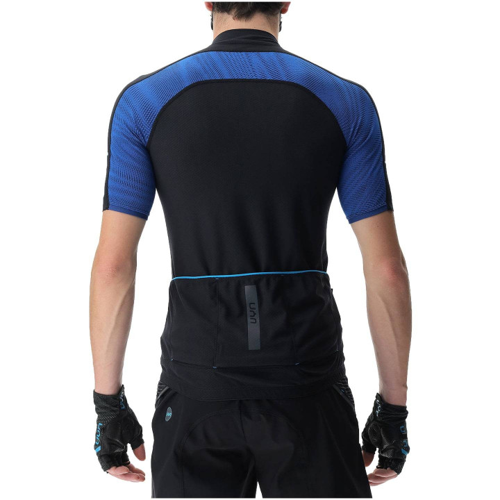 Maillot UYN Allroad azul y negro: comodidad y estilo para tus rutas en bici