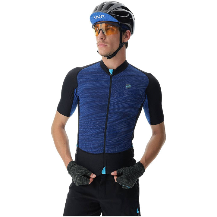 Maillot UYN Allroad azul y negro: comodidad y estilo para tus rutas en bici
