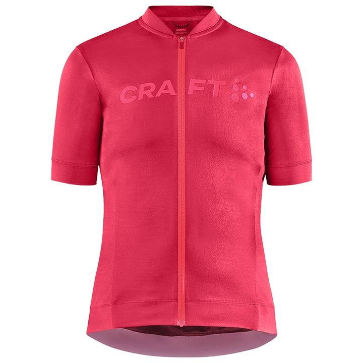 Maillot de ciclismo corto para mujer CRAFT Essence en fucsia, calidad y estilo para tus rutas