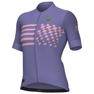 Maillot corto lila para mujer ALÉ: comodidad y estilo en cada pedalada