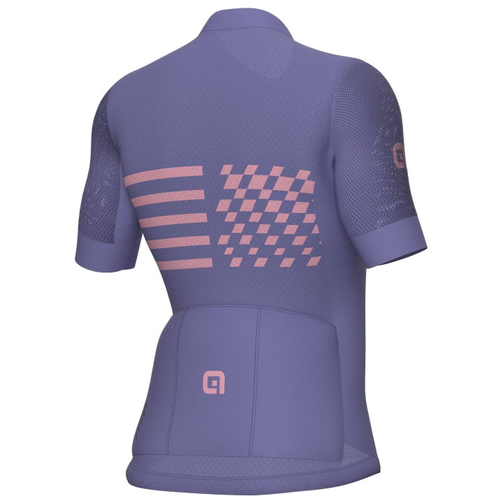 Maillot corto lila para mujer ALÉ: comodidad y estilo en cada pedalada