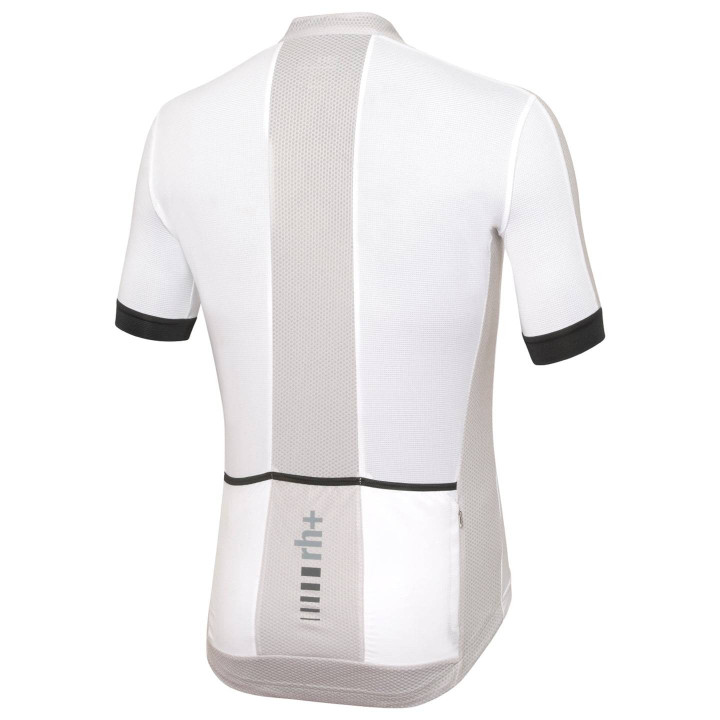 Maillot corto RH+ Primo blanco: comodidad y frescura para tus rutas en bici