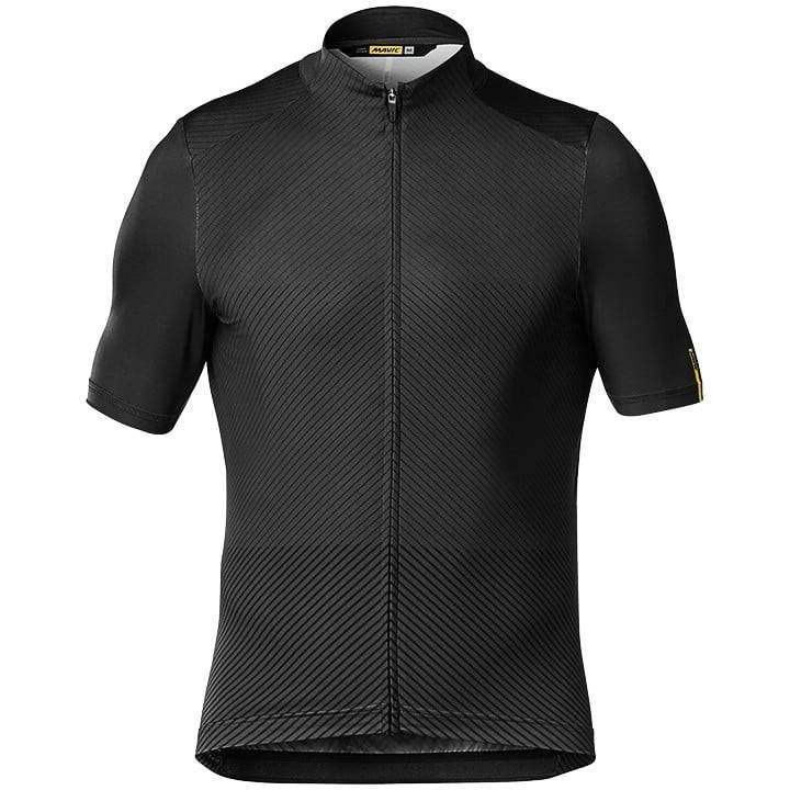 Maillot corto MAVIC Cosmic Graphic negro: comodidad y estilo en cada pedaleo