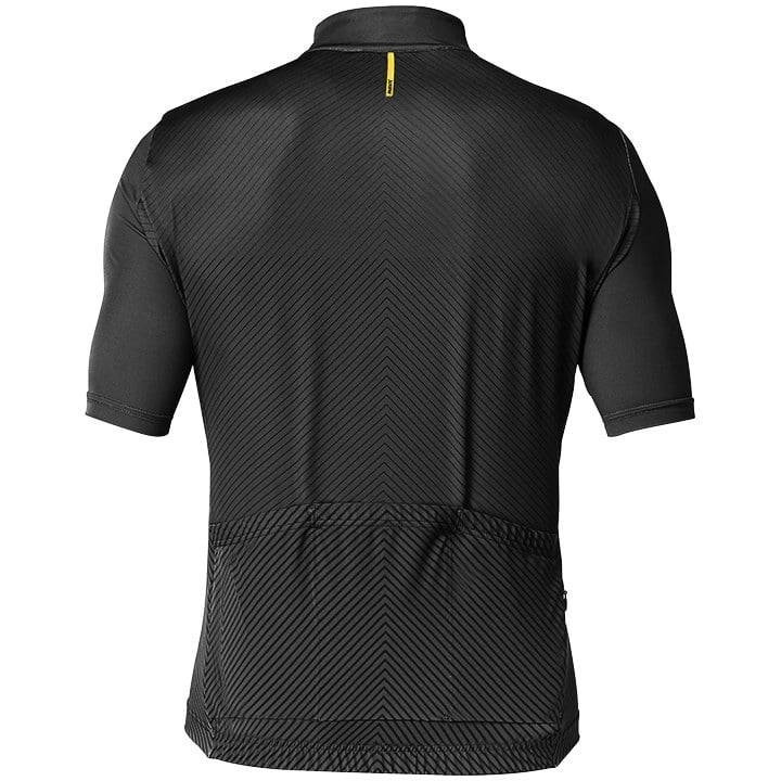 Maillot corto MAVIC Cosmic Graphic negro: comodidad y estilo en cada pedaleo