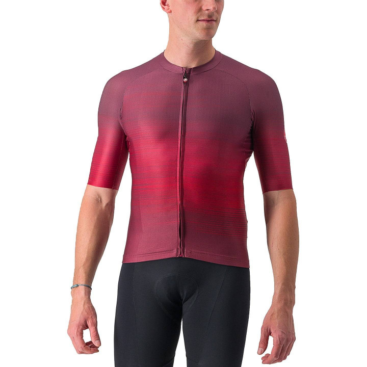 Maillot Aero Race 6.0 burdeos de Castelli: comodidad y rendimiento en cada ruta