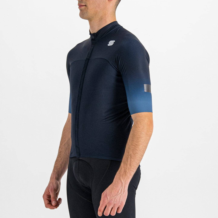 Maillot corto SPORTFUL Midseason Pro azul oscuro para ciclistas cómodos y frescos