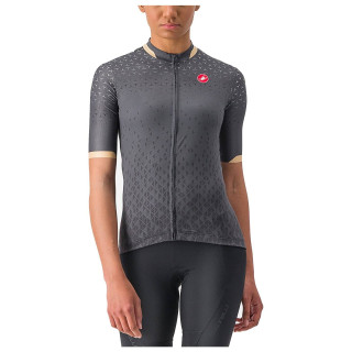 Maillot corto mujer Dolce gris de CASTELLI, comodidad y estilo para tus rutas