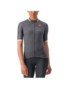 Maillot corto mujer Dolce gris de CASTELLI, comodidad y estilo para tus rutas