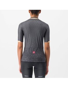 Maillot corto mujer Dolce gris de CASTELLI, comodidad y estilo para tus rutas 2