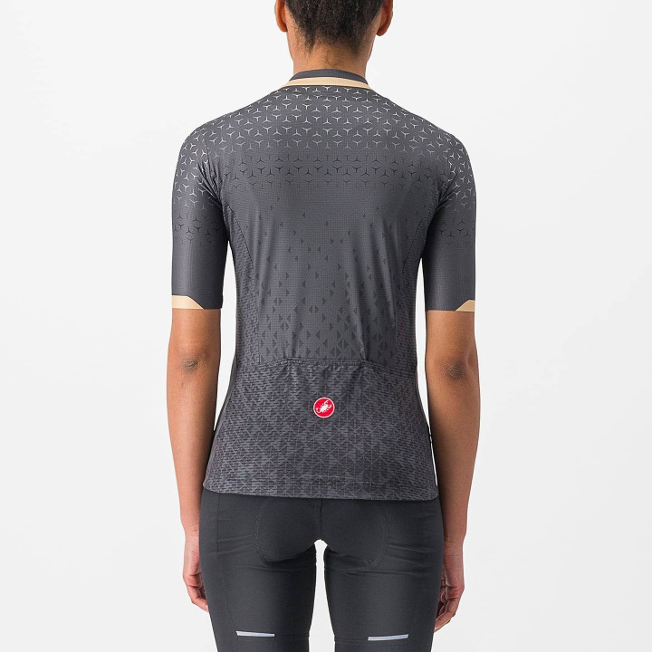 Maillot corto mujer Dolce gris de CASTELLI, comodidad y estilo para tus rutas