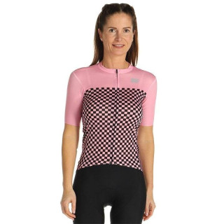 Maillot corto fucsia para mujer SPORTFUL, ideal para ciclistas activas