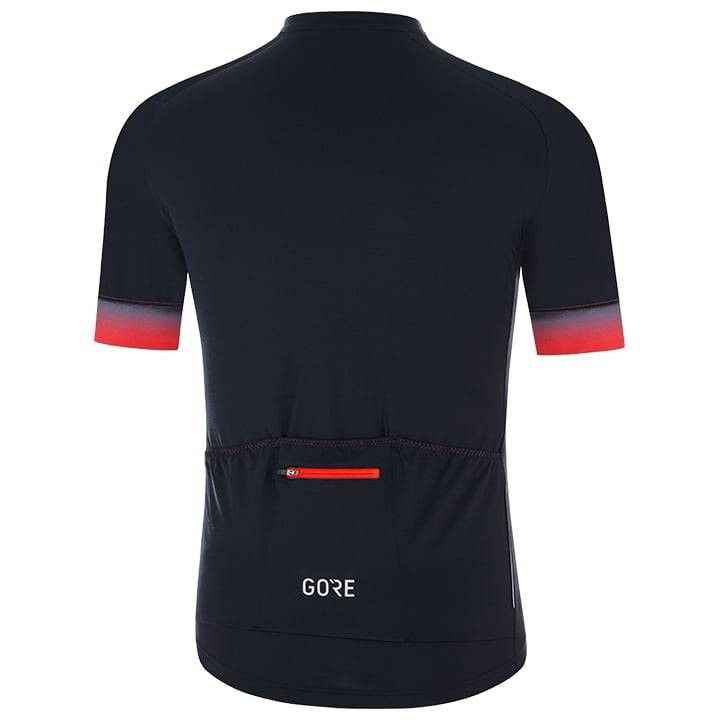 Maillot corto GORE WEAR Cancellara rojo y azul: comodidad y estilo para ciclistas