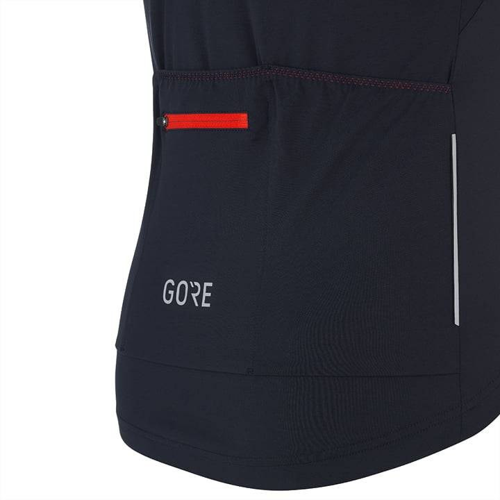Maillot corto GORE WEAR Cancellara rojo y azul: comodidad y estilo para ciclistas