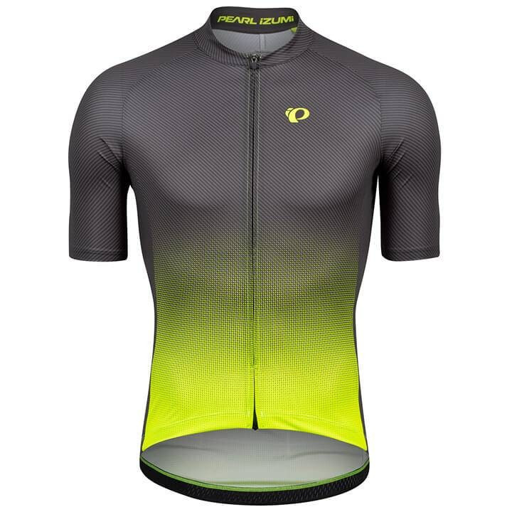 Maillot de ciclismo Pearl Izumi Attack en gris y amarillo neón para estar cómodo y fresco
