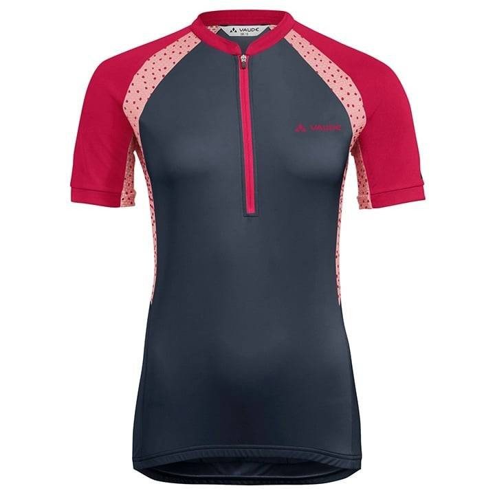 Maillot de ciclismo cortos para mujer VAUDE Advanced IV en lila y fucsia, comodidad y estilo para tus rutas