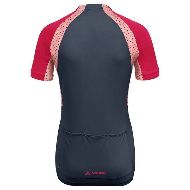 Maillot de ciclismo cortos para mujer VAUDE Advanced IV en lila y fucsia, comodidad y estilo para tus rutas