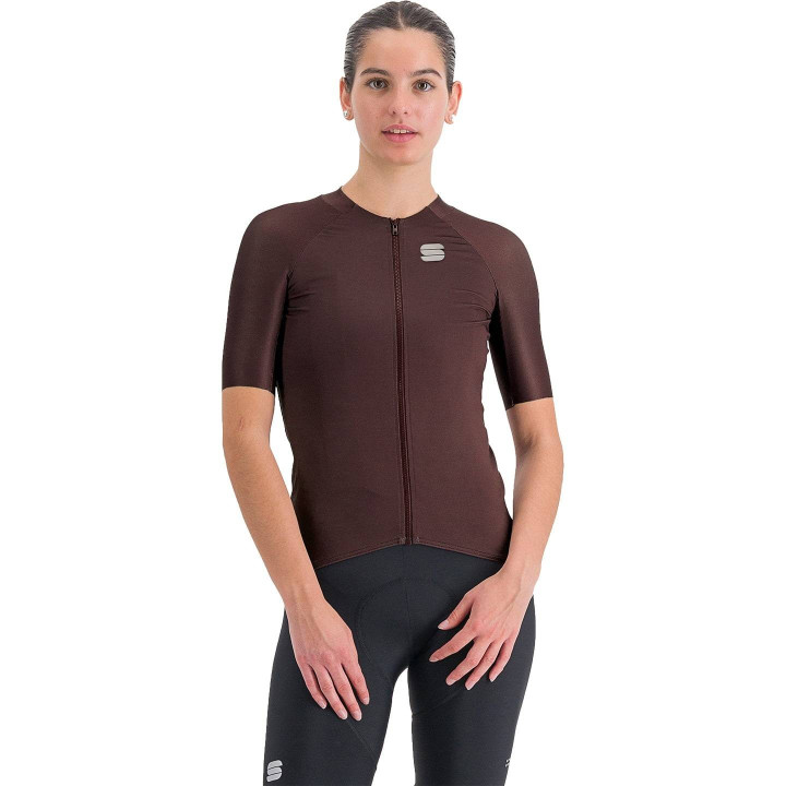 Maillot corto de mujer SPORTFUL Matchy lila para ciclistas que buscan estilo y comodidad