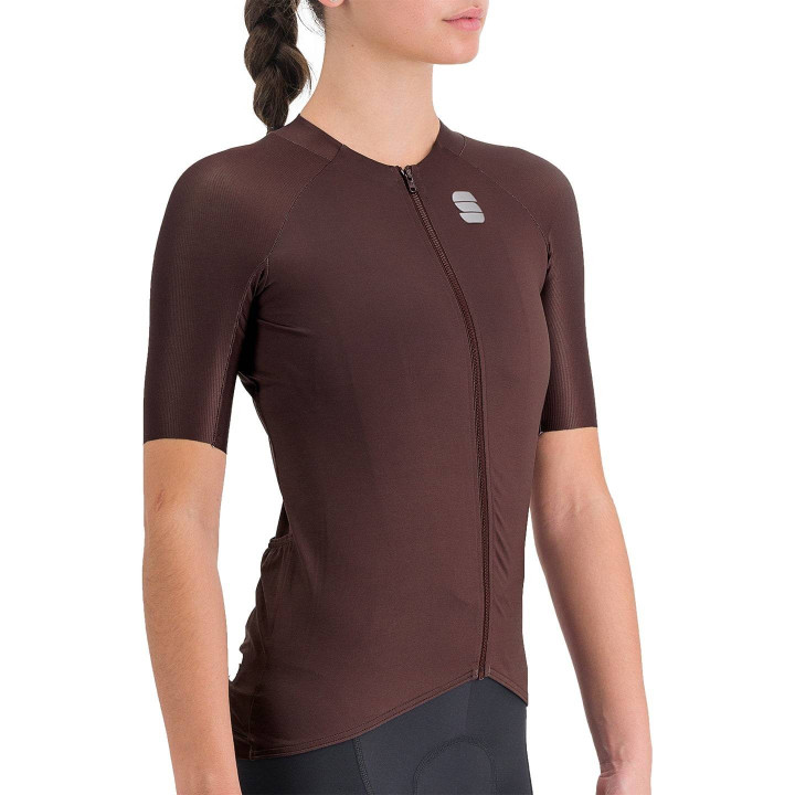 Maillot corto de mujer SPORTFUL Matchy lila para ciclistas que buscan estilo y comodidad