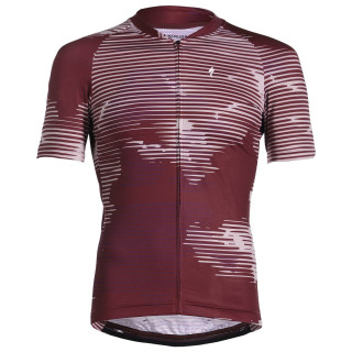 Maillot corto SL Blur rojo de SPECIALIZED para ciclistas que buscan comodidad y estilo