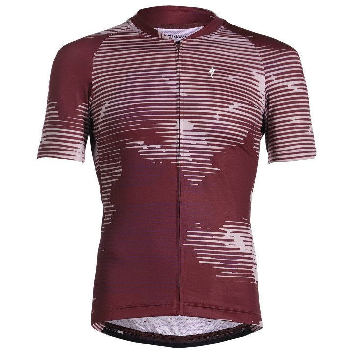 Maillot corto SL Blur rojo de SPECIALIZED para ciclistas que buscan comodidad y estilo