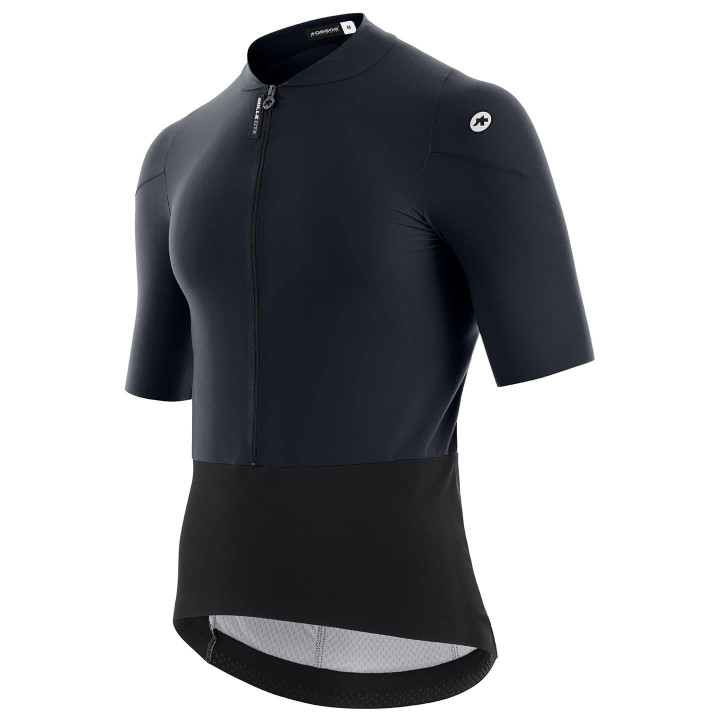 Maillot corto ASSOS Mille GTS C2 gris oscuro, comodidad y estilo en cada pedaleo