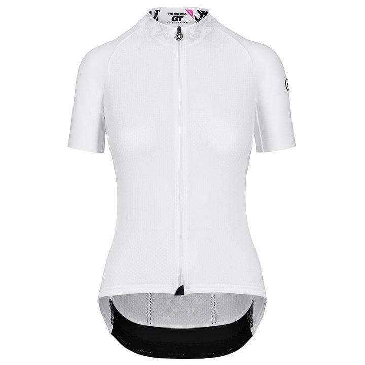 Maillot corto mujer ASSOS Uma GT c2 blanco, comodidad y estilo en cada pedaleo