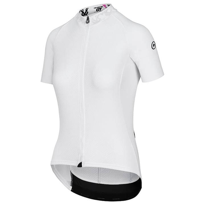 Maillot corto mujer ASSOS Uma GT c2 blanco, comodidad y estilo en cada pedaleo