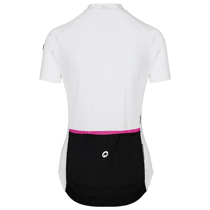 Maillot corto mujer ASSOS Uma GT c2 blanco, comodidad y estilo en cada pedaleo