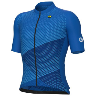 Maillot de ciclismo corto ALÉ Web azul: comodidad y estilo para tus rutas