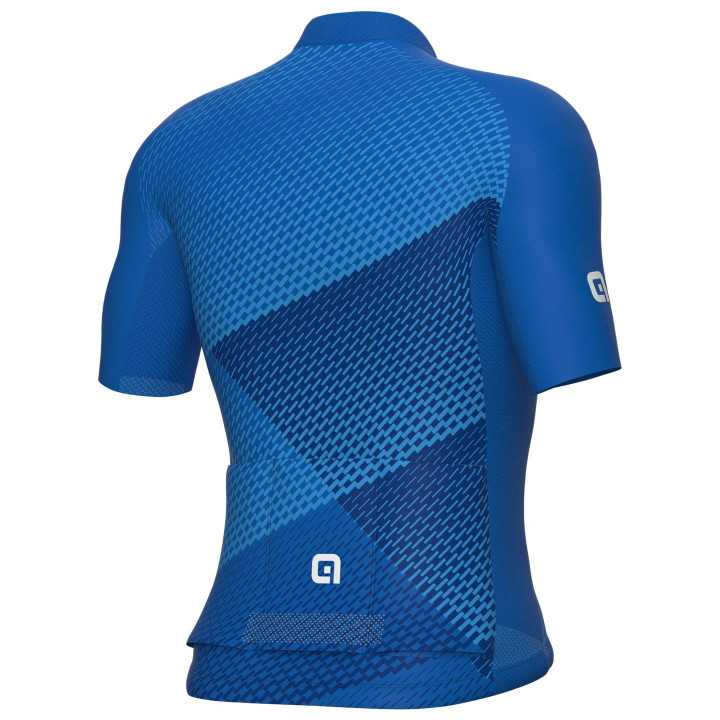 Maillot de ciclismo corto ALÉ Web azul: comodidad y estilo para tus rutas
