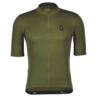 Maillot corto SCOTT Endurance 10 en verde y negro, comodidad y frescura para tus rutas