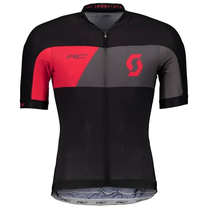 Maillot RC Premium rojo-negro de SCOTT: comodidad y estilo para ciclistas