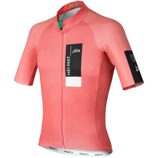 Maillot de ciclismo Aero von Brokk Heimat en rojo: comodidad y frescura para tus rutas