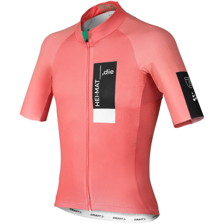 Maillot de ciclismo Aero von Brokk Heimat en rojo: comodidad y frescura para tus rutas