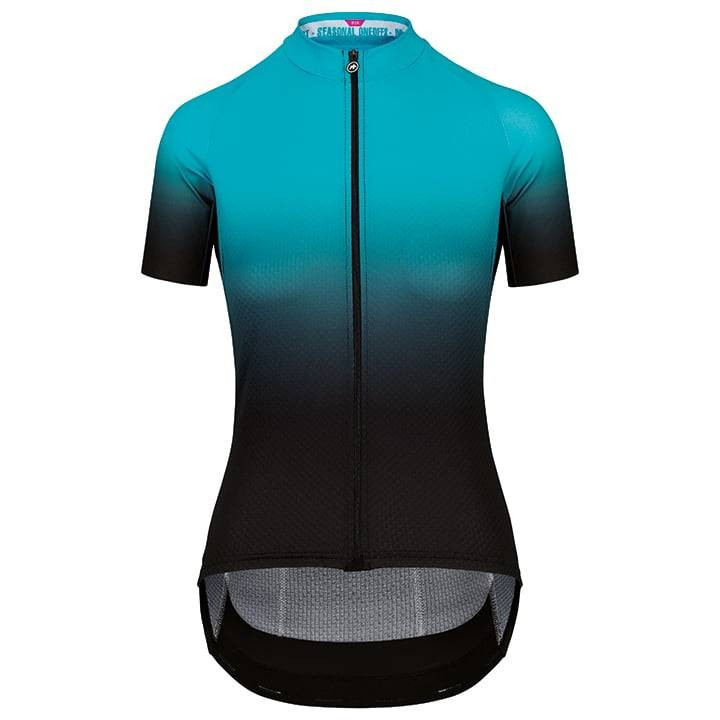 Maillot de Ciclismo Mujer ASSOS Uma GT c2 Shifter en Azul y Negro para Rutas Cómodas