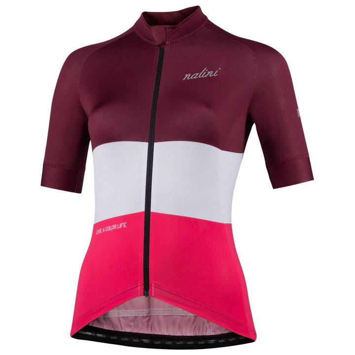 Maillot corto rojo NALINI para mujer: comodidad y estilo en tus rutas en bicicleta