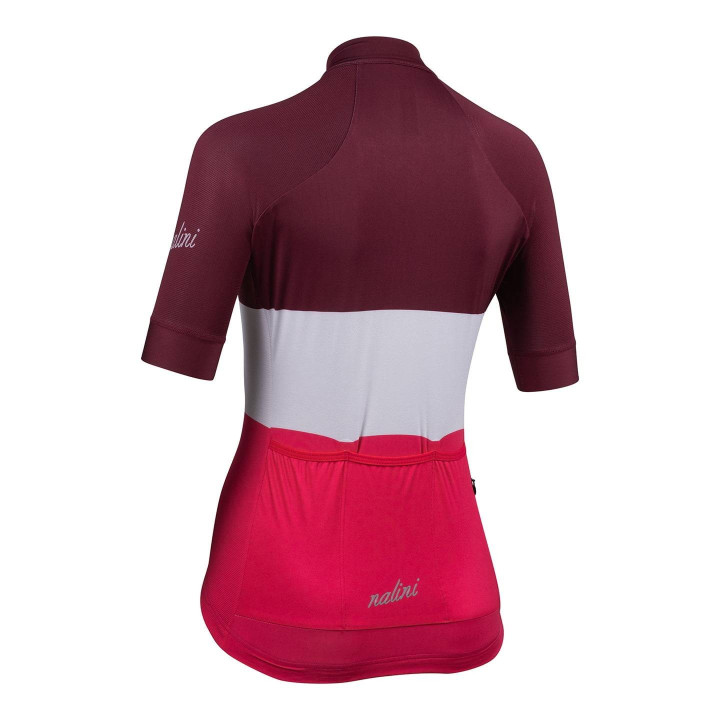 Maillot corto rojo NALINI para mujer: comodidad y estilo en tus rutas en bicicleta