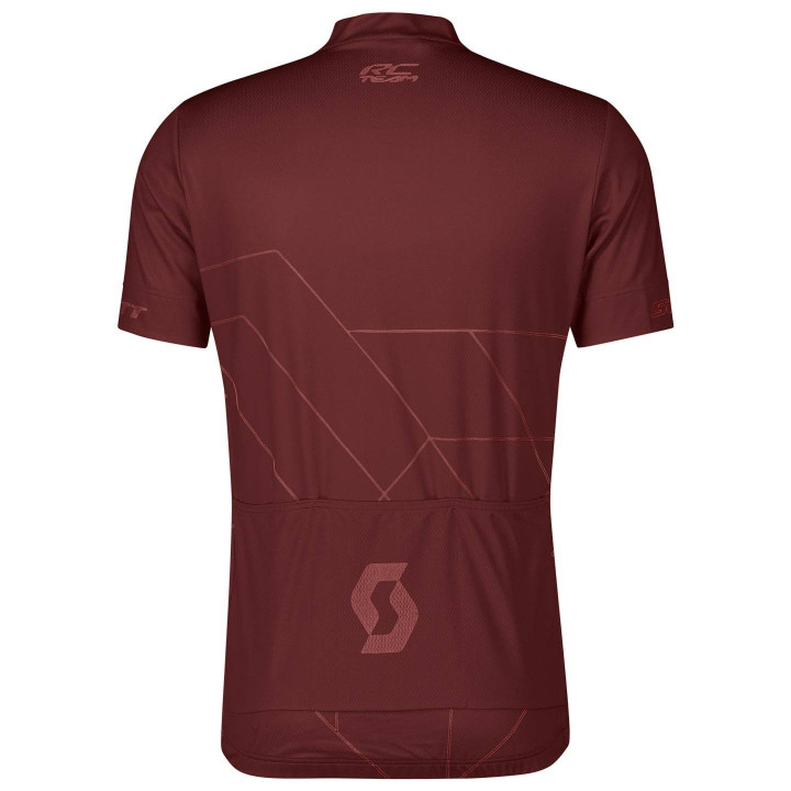 Maillot SCOTT RC Team 20 burdeos: comodidad y frescura para tus rutas en bici