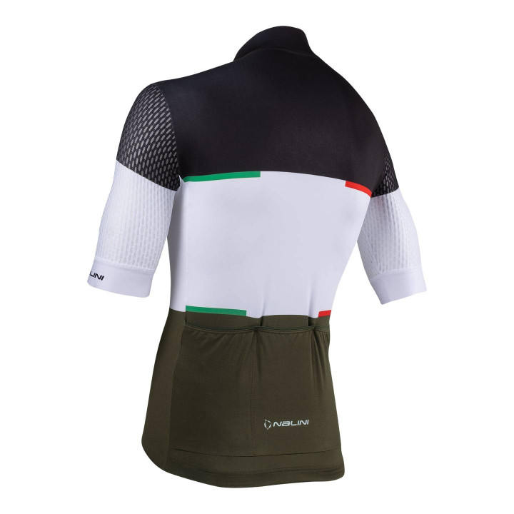 Maillot NALINI San Francisco blanco: comodidad y estilo para tus rutas en bici