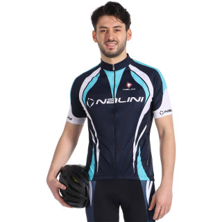 Maillot de ciclismo NALINI Predazzo: comodidad y estilo en azul para tus rutas