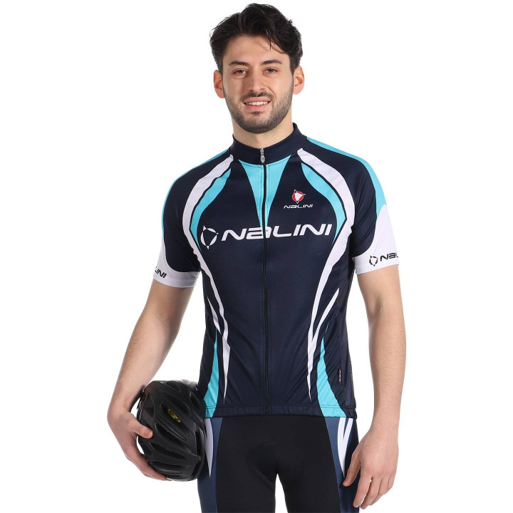 Maillot de ciclismo NALINI Predazzo: comodidad y estilo en azul para tus rutas