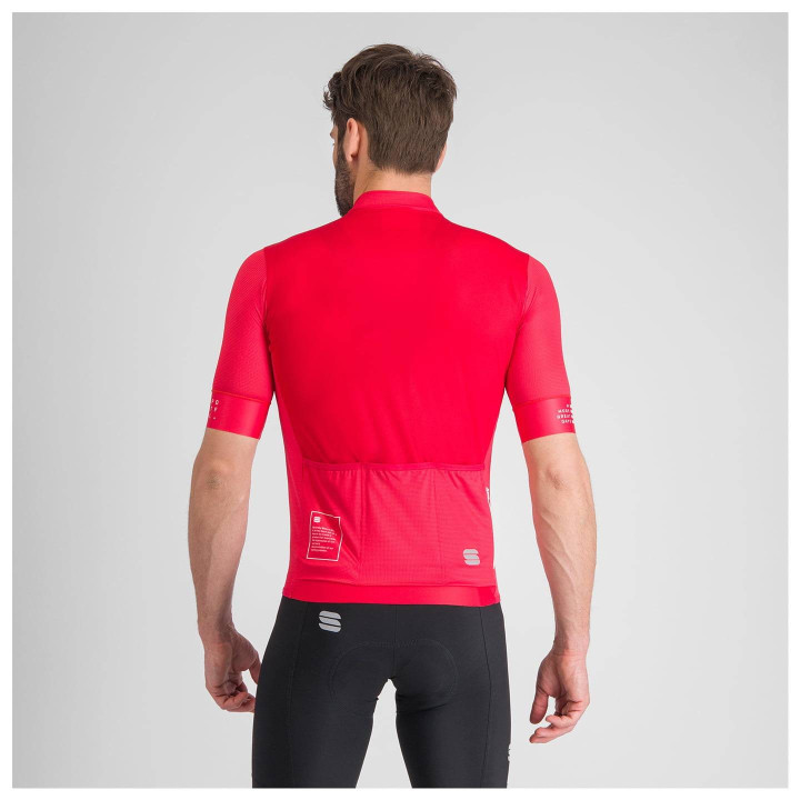 Maillot corto SRK rojo de SPORTFUL: comodidad y estilo para tus rutas en bicicleta
