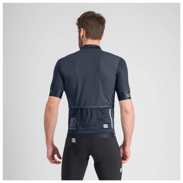 Maillot corto azul oscuro SPORTFUL SRK: comodidad y estilo para ciclistas