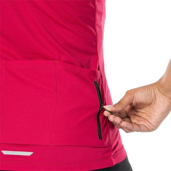 Maillot corto mujer Anara fucsia de Bontrager, estilo y comodidad para ciclistas
