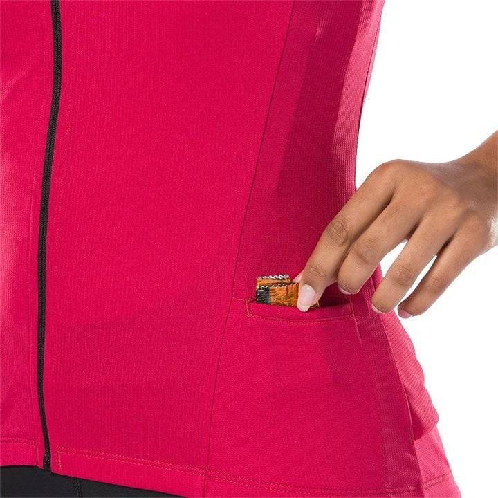 Maillot corto mujer Anara fucsia de Bontrager, estilo y comodidad para ciclistas