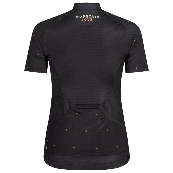 Maillot de ciclismo corto para mujer MALOJA GanesM en negro, comodidad y estilo en cada ruta