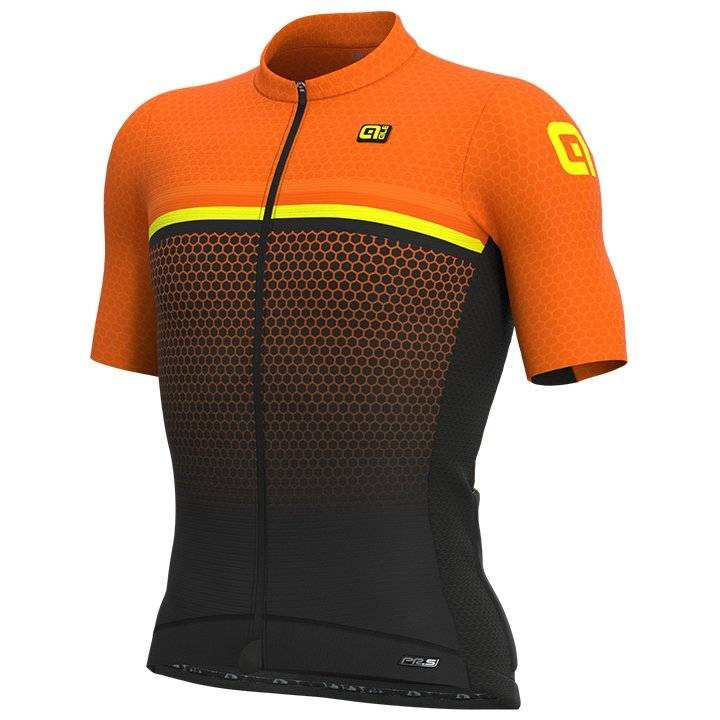 Maillot corto naranja ALÉ: comodidad y estilo para tus rutas en bici